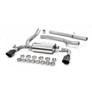 Ford Focus MK3 RS - Non-Resonated (Louder) Cat-Back Exhaust System with Cerakote GT-115 Trims