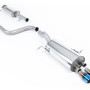 Ford Fiesta MK7/7.5 ST 1.6 - Resonated (Quieter) Cat-Back Exhaust System with Burnt Titanium Tips
