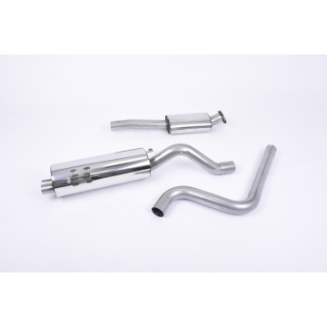 Ford Fiesta MK7/7.5 ST 1.6 - Resonated (Quieter) Cat-Back Race Exhaust System with Burnt Titanium Tips