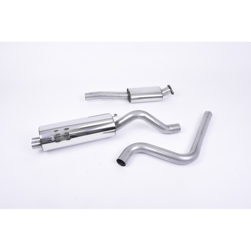 Ford Fiesta MK7/7.5 ST 1.6 - Resonated (Quieter) Cat-Back Race Exhaust System with Burnt Titanium Tips