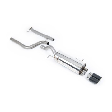 Ford Fiesta MK7/7.5 ST 1.6 - Non-Resonated (Louder) Cat-Back Race Exhaust System with Carbon Jet-80 Trims
