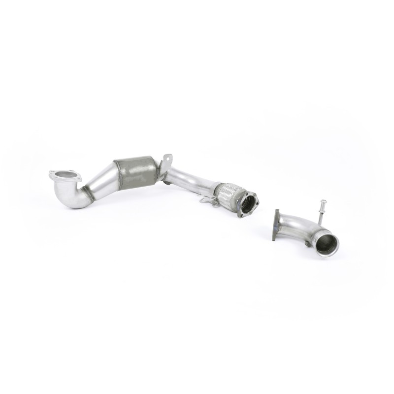 Ford Fiesta MK7/7.5/8 Ecoboost 1.0T - Stainless Steel Cast Downpipe with Race Cat (For OE Cat-Back)