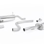 Ford Fiesta MK8 1.0T ST Line (Non GPF Models) - Resonated (Quieter) Cat-Back Exhaust System with Jet-90 Carbon Trim