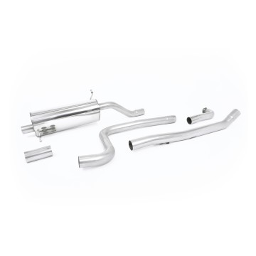 Ford Fiesta MK8 1.0T ST Line (Non GPF Models) - Road+ Cat-Back Exhaust System with GT-90 Titanium Trim