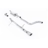 Ford Fiesta MK8 1.0T ST Line (Non GPF Models) - Non-Resonated (Louder) Cat-Back Exhaust System with GT-90 Titanium Trims