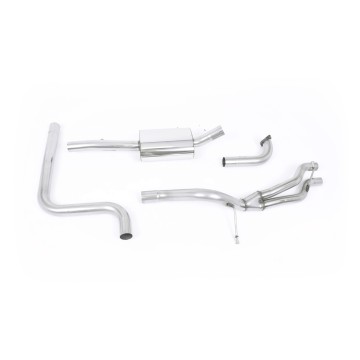 Ford Fiesta MK7/7.5 Ecoboost 1.0T - Road+ Cat-Back Exhaust System with Titanium Tips