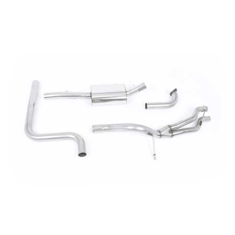 Ford Fiesta MK7/7.5 Ecoboost 1.0T - Road+ Cat-Back Exhaust System with Titanium Tips