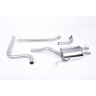 Ford Fiesta MK7/7.5 Ecoboost 1.0T - Non-Resonated (Louder) Cat-Back Exhaust System with Carbon Fibre Jet-80 Tips