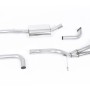 Ford Fiesta MK7/7.5 Ecoboost 1.0T - Road+ Cat-Back Exhaust System with Carbon Fibre Jet-80 Tips