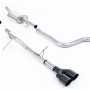 Ford Fiesta MK8 1.0T ST Line (Non GPF Models) - Non-Resonated (Louder) Cat-Back Exhaust System with Twin GT-90 Cerakote Black Trims
