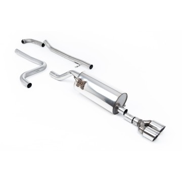Ford Fiesta MK8 1.0T ST Line (Non GPF Models) - Road+ Cat-Back Exhaust System with Twin GT-90 Polished Trims