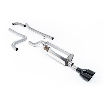 Ford Fiesta MK8 1.0T ST Line (Non GPF Models) - Road+ Cat-Back Exhaust System with Twin GT-90 Cerakote Black Trims