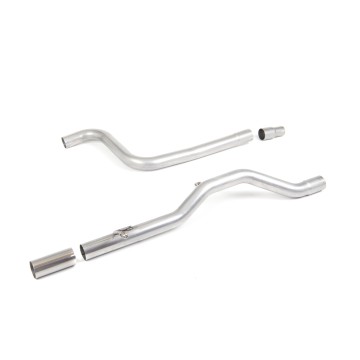 Ford Fiesta MK8 1.0T ST Line - Non-Resonated (Louder) GPF-Back Exhaust System with Burnt Titanium GT-90 Trim