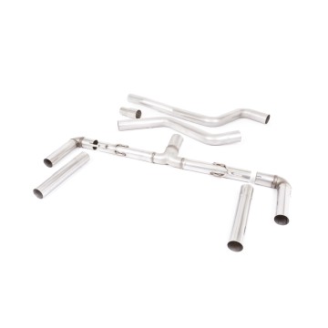 Ford Focus MK4 ST Estate/Wagon - Race (Louder) GPF Back Exhaust System with Cerakote Black GT-115 Trims