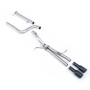 Ford Fiesta MK7 ST 1.6 - Straight Through (Loudest) Cat-Back Exhaust System with GT-80 Cerakote Black Trims