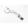 Ford Fiesta MK7 ST 1.6 - Resonated (quieter) Cat Back Exhaust System with GT-80 Black Tips