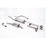 Ford Fiesta MK8 1.0T ST Line (Non GPF Models) Dual Outlets - Resonated (Quieter) Dual Outlet Exhaust System Brushed Titanium GT-100 Trims (Requires Maxton Diffuser)