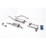 Ford Fiesta MK8 1.0T ST Line (Non GPF Models) Dual Outlets - Resonated (Quieter) Dual Outlet Exhaust System with Burnt/Blue Titanium GT-100 Trims (Requires Maxton Diffuser)