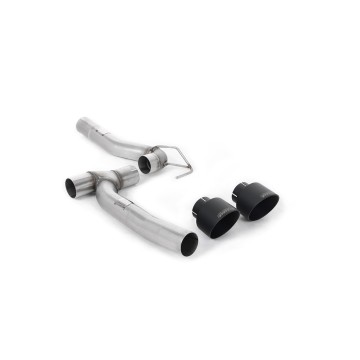Ford Fiesta MK8 1.0T ST Line (Dual Outlets) - Upgrade Kits for Existing Milltek Cat Back Systems with Cerakote Black GT-100 Trims (Requires Diffuser)