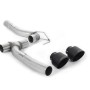 Ford Fiesta MK8 1.0T ST Line (Dual Outlets) - Upgrade Kits for Existing Milltek Cat Back Systems with Cerakote Black GT-100 Trims (Requires Diffuser)