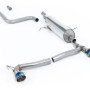 Ford Fiesta MK8 1.0T ST Line (Dual Outlets) - GPF/OPF Back Resonated with Burnt/Blue Titanium GT-100 Trims (Requires Diffuser)