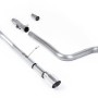 Ford Fiesta MK8 1.0T ST Line (GPF Models) - Non-Resonated (Louder) GPF/OPF Back with Polished GT-90 Trim