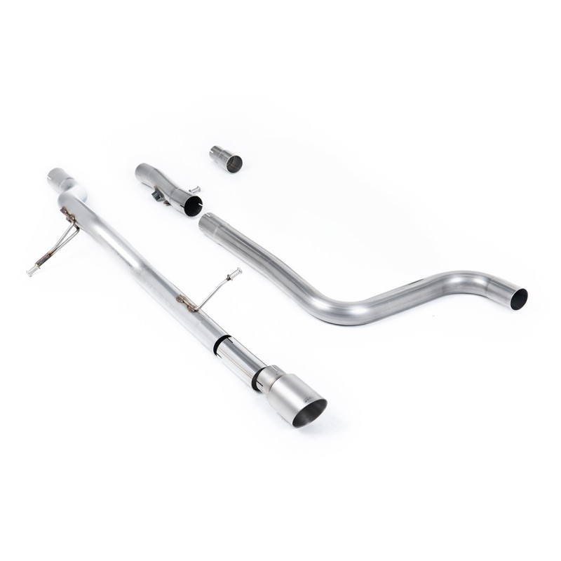 Ford Fiesta MK8 1.0T ST Line (GPF Models) - Non-Resonated (Louder) GPF/OPF Back with Brushed Titanium GT-90 Trim