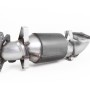 Honda Civic Type R FL5/FK8 Integra Type S DE5 - Stainless Steel Cast Downpipe with Single Hi-Flow HJS Sports Catalyst