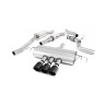 Honda Civic FK8 Type R - Resonated Cat-Back Exhaust System with 3 x Carbon Jet-100 Trims