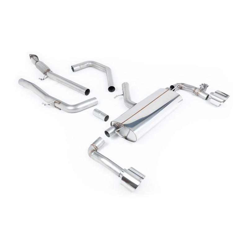 Hyundai/Kia i30N Performance Facelift (GPF Models) - Cat Back Exhaust System with Polished GT-139 Trims - Removes OPF