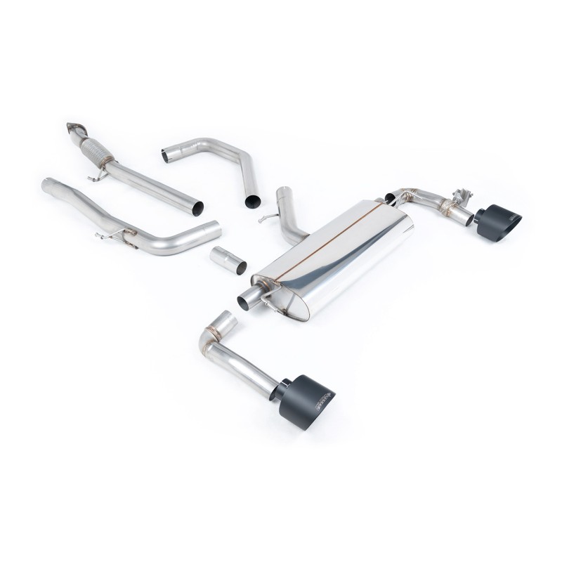 Hyundai/Kia i30N Performance Facelift (GPF Models) - Cat Back Exhaust System with Cerakote Black GT-139 Trims - Removes OPF