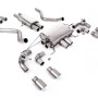 Land Rover Defender 90 5.0 V8 (GPF Models) - Resonated (Quieter) GPF/OPF Back Valved System with Quad GT-90 Brushed Titanium Trims