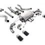 Land Rover Defender 110 5.0 V8 (GPF Models) - Resonated (Quieter) GPF/OPF Back Valved System with Quad JET-90 Carbon Trims