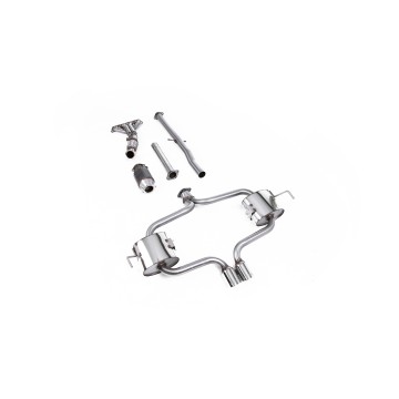 Mini Cooper S R53 - Full Non-Resonated (Louder) Exhaust System with Hi-Flow Sports Catalyst & Polished Trims