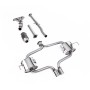 Mini Cooper S R53 - Full Non-Resonated (Louder) Exhaust System with Hi-Flow Sports Catalyst & Polished Trims