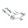 Mini Cooper S R52 - Full Resonated (Quieter) Exhaust System with Hi-Flow Sports Catalyst & Polished Trims