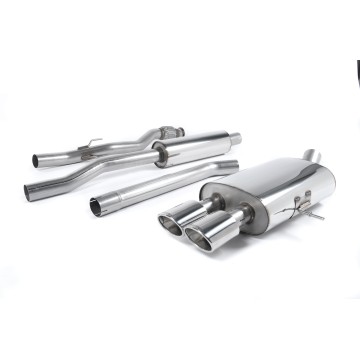 Mini Cooper S R56/R58 - Resonated (Quieter) Cat-Back Exhaust System with Twin Oval Tailpipes