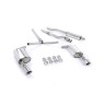 Mini Cooper S R55 Clubman - Resonated (Quieter) Cat-Back Exhaust System with Polished Dual JET Trims