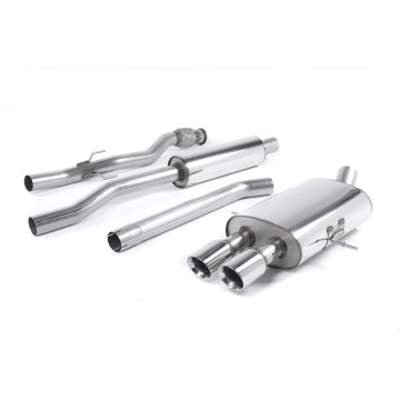 Mini Cooper S R56/R58 - Resonated (Quieter) Cat-Back Exhaust System with Twin Round Tailpipes
