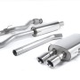 Mini Cooper S R56/R58 - Resonated (Quieter) Cat-Back Exhaust System with Twin Round Tailpipes