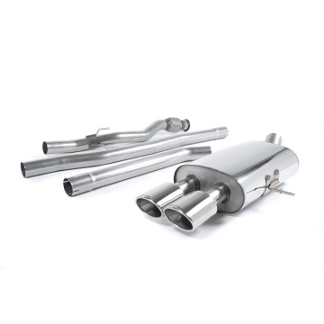 Mini Cooper S R56/R58 - Non-Resonated (Louder) Cat-Back Exhaust System with Twin Oval Tailpipes