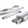 Mini Cooper S R56/R58 - Non-Resonated (Louder) Cat-Back Exhaust System with Twin Round Tailpipes