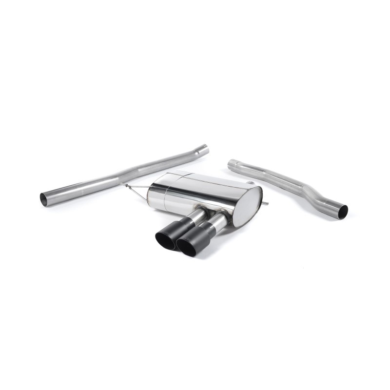 Mini Cooper S F56 - Non-Resonated (Louder) Cat-Back Exhaust System with Cerakote Black Tips