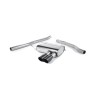 Mini Cooper S F56 - Non-Resonated (Louder) Cat-Back Exhaust System with Cerakote Black Tips