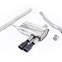 Mini Cooper S F56 - Non-Resonated (Louder) Cat-Back Exhaust System with Cerakote Black Tips