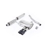 Mini Cooper S F56 - Resonated (Quieter) Cat-Back Exhaust System with Cerakote Black Tips