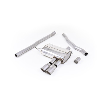 Mini Cooper S F56 - Non-Resonated (Louder) Cat-Back Exhaust System with Titanium Tips