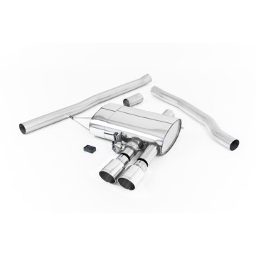 Mini Cooper S F56 - Valved & Non-Resonated (Louder) Cat-Back Exhaust System with Polished Tips