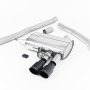 Mini Cooper S F56 - Valved & Non-Resonated (Louder) Cat-Back Exhaust System with Cerakote Black Tips