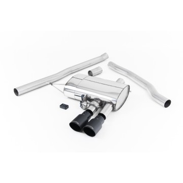Mini Cooper S F56 - Valved & Non-Resonated (Louder) Cat-Back Exhaust System with Cerakote Black Tips